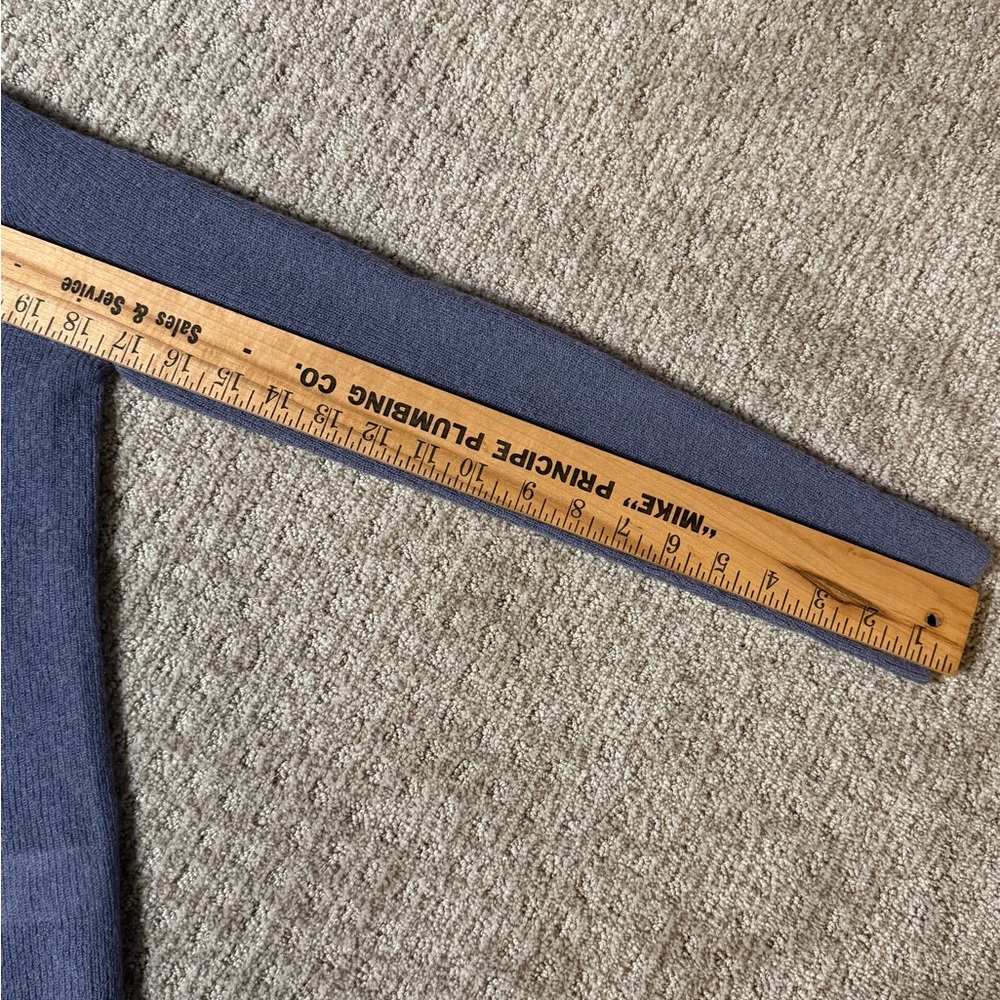 Vince Purple Collared Button Knit Pullover Sweate… - image 4